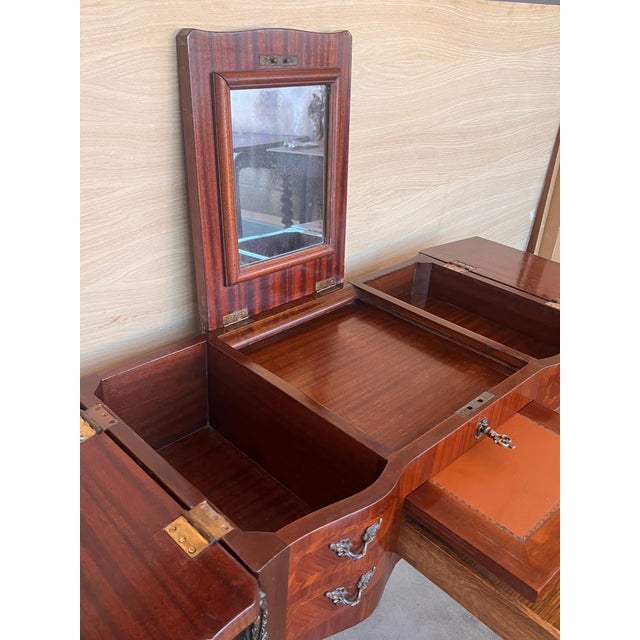 Wood 19th C Louis XV Style Coiffeuse or Table de Toilette For Sale - Image 7 of 18