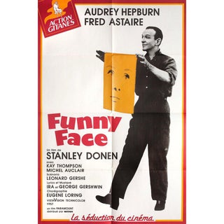 Funny Face R1990s French Half Grande Film Poster For Sale