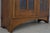 Stickley 2 Door Mission Oak Leaded Door Bookcase For Sale - Image 12 of 16