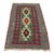 1960s Tribal Style Geometric Design Handmade Oushak Kilim Rug For Sale