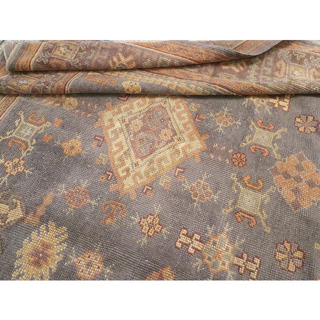 Galerie Shabab Collection Mid-20th Century Turkish Oushak Rug For Sale - Image 10 of 10
