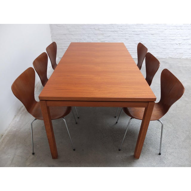 Large Extendable Dining Table by Oswald Vermaercke for V-Form, 1960s For Sale - Image 14 of 18