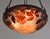 Burgundy 1920s Daum Majorelle French Art Deco Cameo Glass Pendant Chandelier For Sale - Image 8 of 13