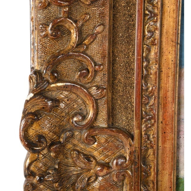 Framed Signed "Maternitate" Oil on Canvas After Mihail Simonidi For Sale In Greensboro - Image 6 of 17