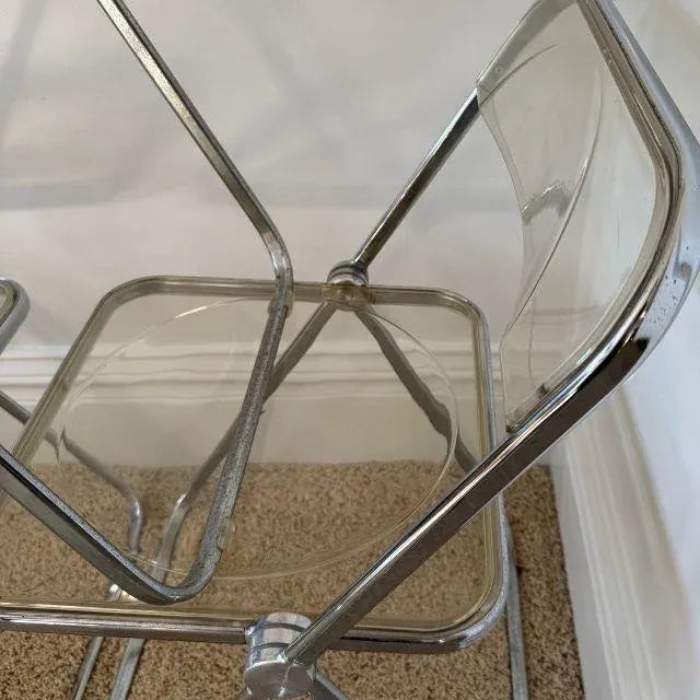 1960s Plia Folding Chairs, by Giancarlo Piretti for Anonima Castilli, Set of Four (4) For Sale - Image 15 of 18