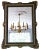 Large Gilt and Ebonised Overmantle Wall Mirror, 1890s For Sale - Image 6 of 6