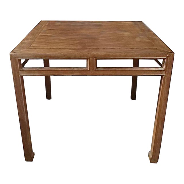Late 20th Century Asian Wood High-Top Table For Sale