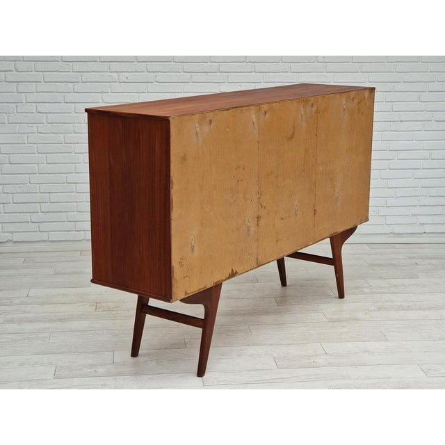 Vintage Danish Cabinet-Chest in Teak Wood, 19560s For Sale - Image 6 of 18