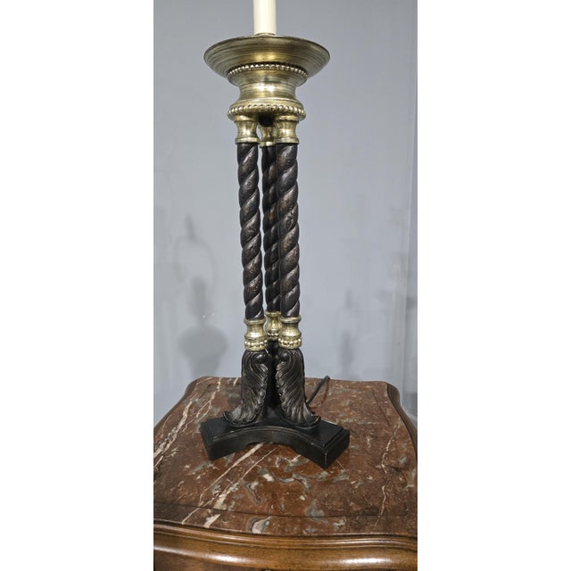 Twisted Table Lamps, 1950s, Set of 2 For Sale - Image 4 of 7