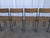 Vintage Industrial School Chairs in Brown Fabric with Black Metal Bases, 1970s, Set of 6 For Sale - Image 12 of 18