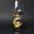 Vintage Mid 20th Century Hand Blown Venetian Dolphin Goblets- Set of 7 For Sale - Image 9 of 12