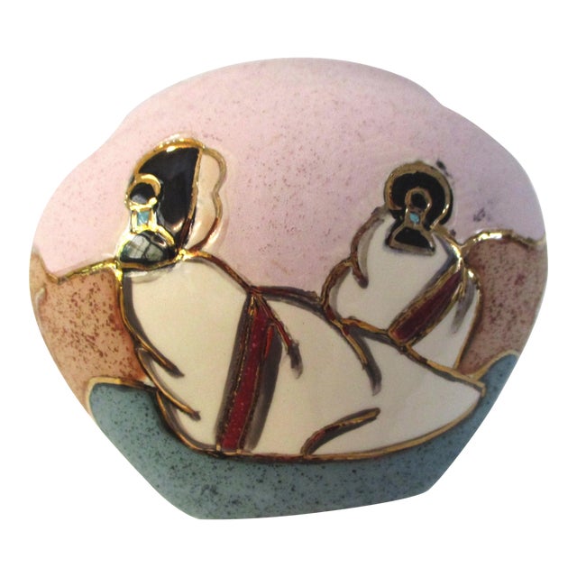 1980s Southwestern Navajo Women Bowl For Sale