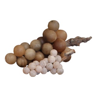 Mid 20th Century Belgian Alabaster Grapes - Lg For Sale