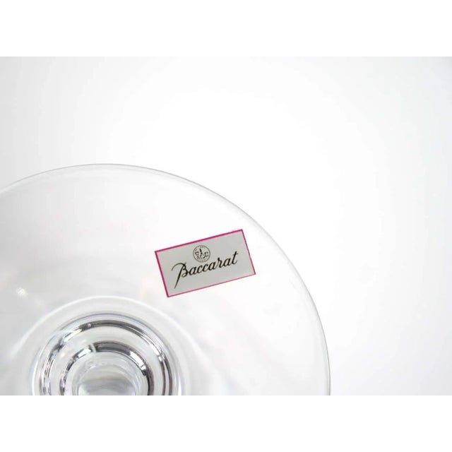 French Mid 20th Century Baccarat Crystal Tableware / Barware Service- Set of 12 For Sale - Image 3 of 11