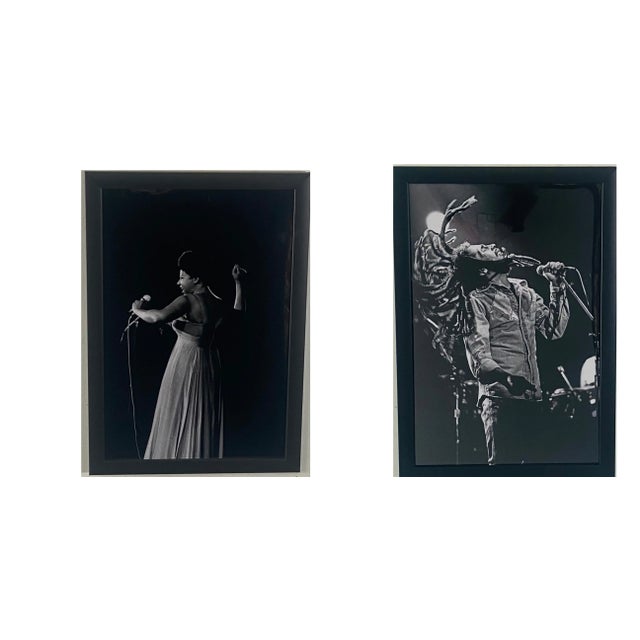 Black Aretha Franklin and Bob Marley Photography Prints by Brian O'Conner, a Set of 2 For Sale - Image 8 of 8