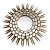 Antique Italian Gilded Wood Sunburst Mirror For Sale