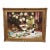 P. Mozah 20th Century Oil Painting, Still Life, Spring Flowers, Ornate Gold Frame For Sale