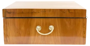 Art Nouveau Cherry Wood Casket