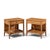 Mid-Century Modern Broyhill Brasilia Mid Century Walnut and Brass Nightstands - Pair For Sale - Image 3 of 11