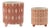 Geometric Dolomite Planter (Set of 2) For Sale