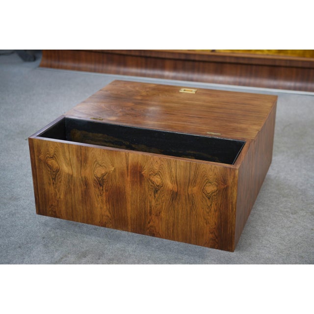 Wooden Bar Coffee Table, 1970s For Sale - Image 4 of 12