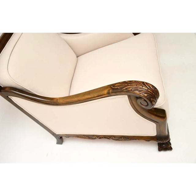 Brown Swedish Lounge Chairs in Satin Birch, 1900s, Set of 2 For Sale - Image 8 of 13