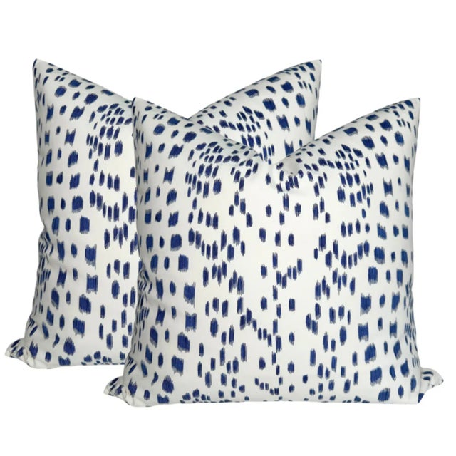 ⭐️ Ships Within 2 Days On the Front: Les Touches Printed Fabric On the Back: Ivory Linen Fabric Designer Fabric Content:...