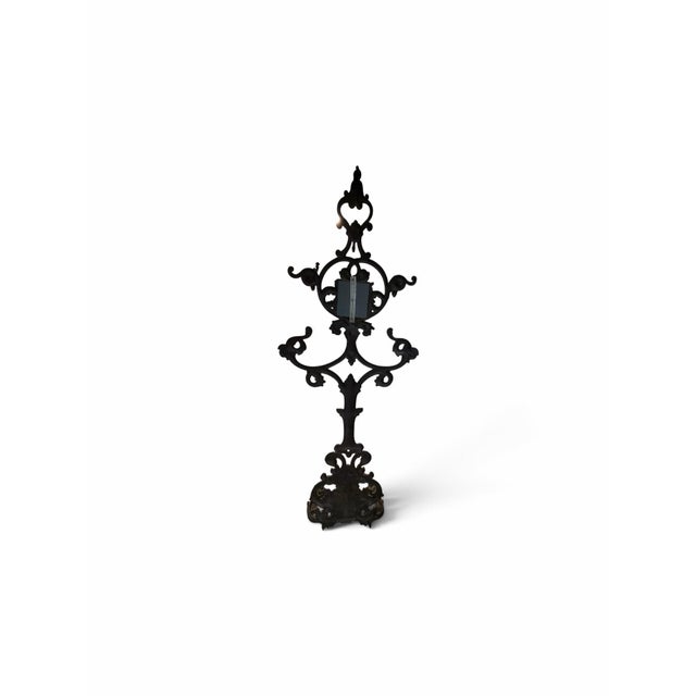 Victorian Vintage Cast Iron Hall Tree - Ornate Victorian Coat Rack For Sale - Image 3 of 10