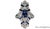 Stunning 18k (750) White Gold - Natural VVS Diamond & Blue Sapphire: Ring For Sale - Image 9 of 10