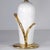 Ceramic Vintage White Gold Ceramic Table Lamps, 1980s, Set of 2 For Sale - Image 7 of 9