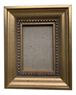 1980s Hollywood Regency Small Gold Frame