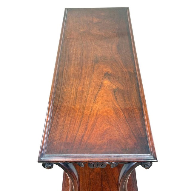 Antique Rosewood Central Standing Shelves, 1840 For Sale - Image 11 of 15