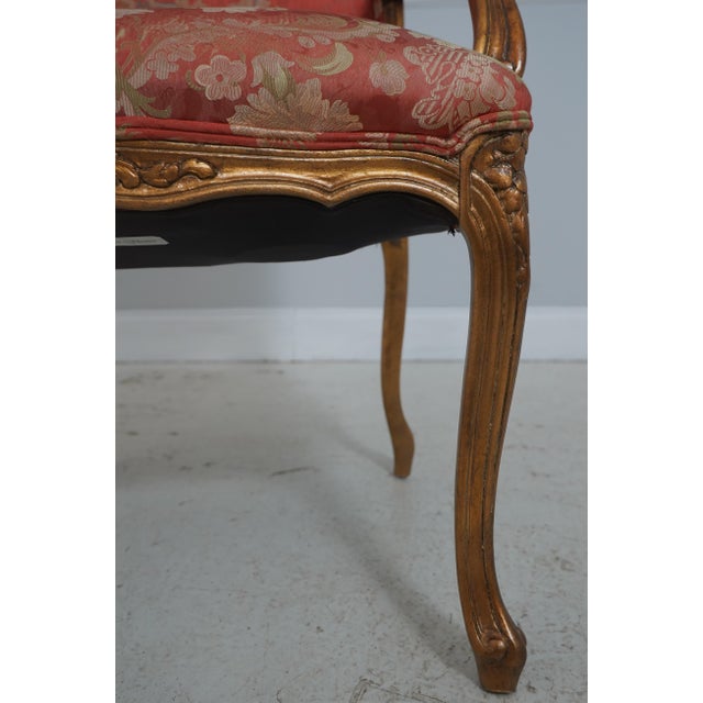 Pair of Meyer-Gunther French Louis XVI Giltwood Carved Armchairs For Sale - Image 9 of 18