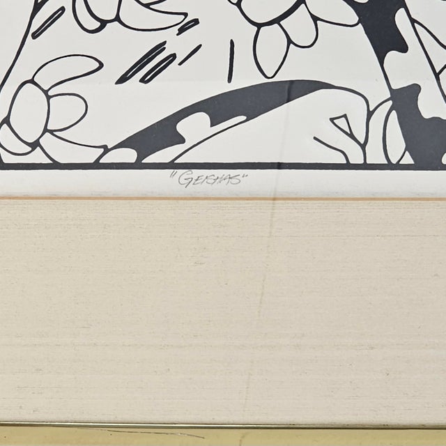 Carol Goodkind “Geishas” Signed Limited Edition Serigraph, Framed 37" For Sale In San Francisco - Image 6 of 10