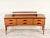 1950s 6 Drawer Teak & Rosewood Dressing Table With Glass Shelf For Sale - Image 4 of 7