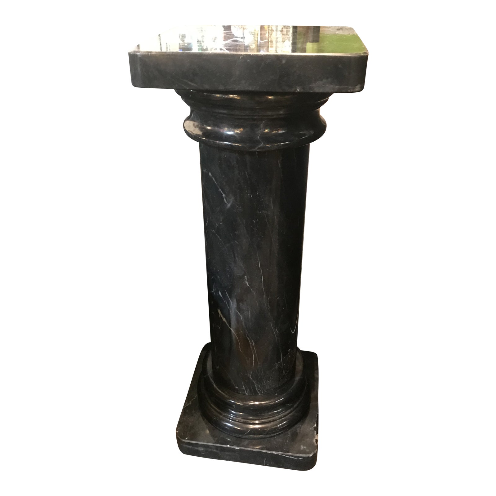 Marble Column Pedestal Stand Chairish