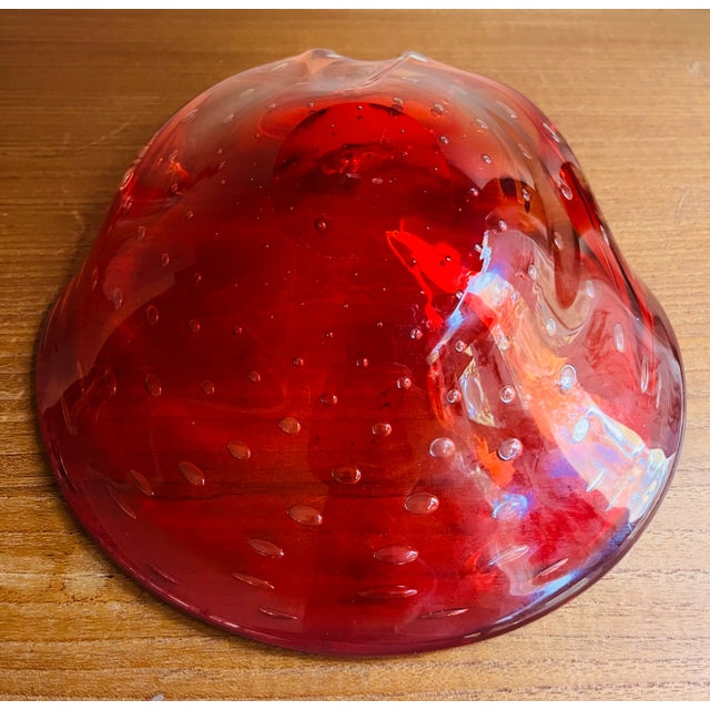 Murano Glass Ashtray Trinket Bowl For Sale - Image 10 of 10