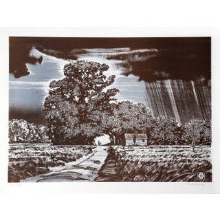 John Sherrill Houser "Storm Clouds" Lithograph For Sale
