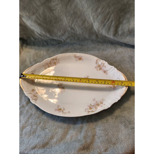 Victorian Rare Antique Theodore Haviland Limoges Schleiger 143 Graduated Platters - Set of 5 For Sale - Image 3 of 18