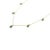 Natural 4.06 Carat Octagon Emerald Charm Necklace in 14k Yellow Gold For Sale In New York - Image 6 of 12