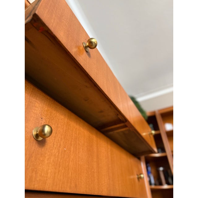 Vintage Mid Century Chest of Drawers Tallboy Dresser by Rockford For Sale - Image 9 of 12