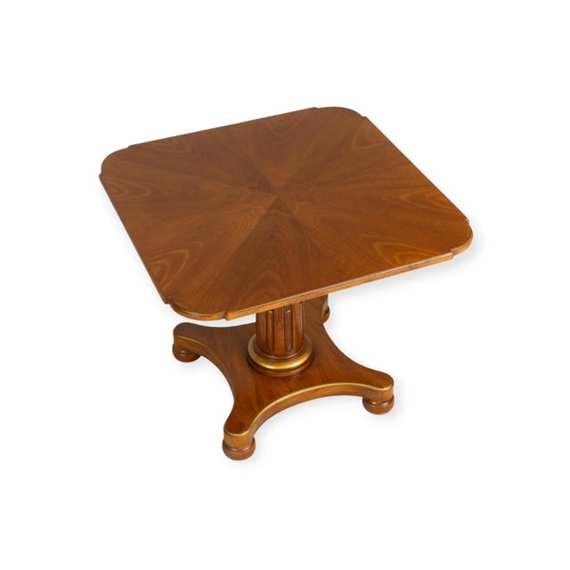 Pair of Vintage Henredon Neoclassical Column Pedestal Side Tables For Sale In Tampa - Image 6 of 15
