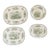 Mid 20th Century Mason's Transferware Green Serving Set of 4 For Sale