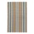 Dash & Albert by Annie Selke Blue Heron Stripe Woven Cotton Rug, 6' x 9' For Sale