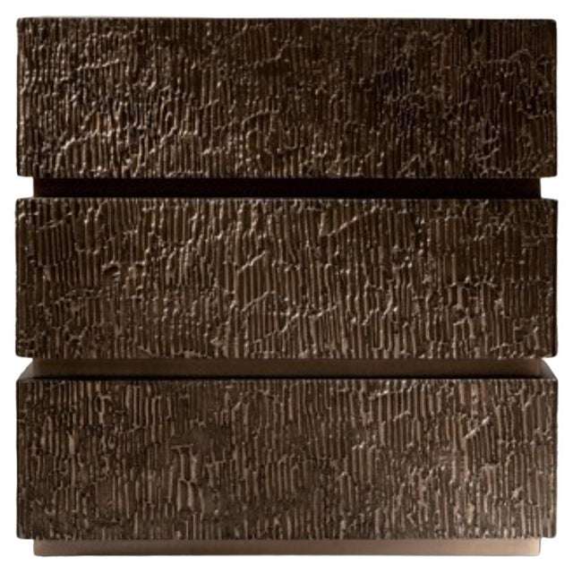 Brown Bark Dresser Sideboard by Laura Meroni For Sale - Image 8 of 8