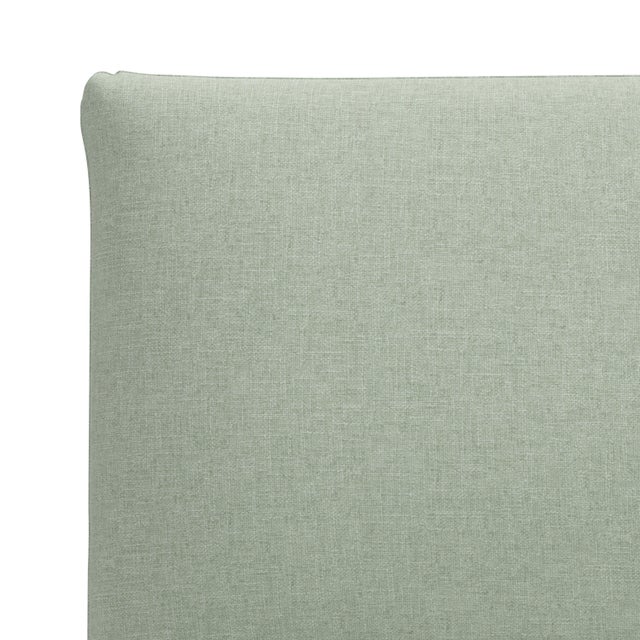 Slipcover Dining Banquette in Zuma Seafoam For Sale In Chicago - Image 6 of 6