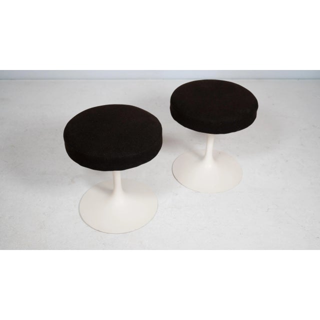 Knoll 1970s Vintage Knoll International Tulip Stools by Eero Saarinen - a Pair For Sale - Image 4 of 12