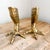 Pair of Midcentury Brass Talon Candlestick Holders For Sale - Image 4 of 12