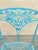 Vintage Woodard Orleans Pattern Wrought Iron Garden Patio Dining Chairs Set of 4 For Sale - Image 4 of 9