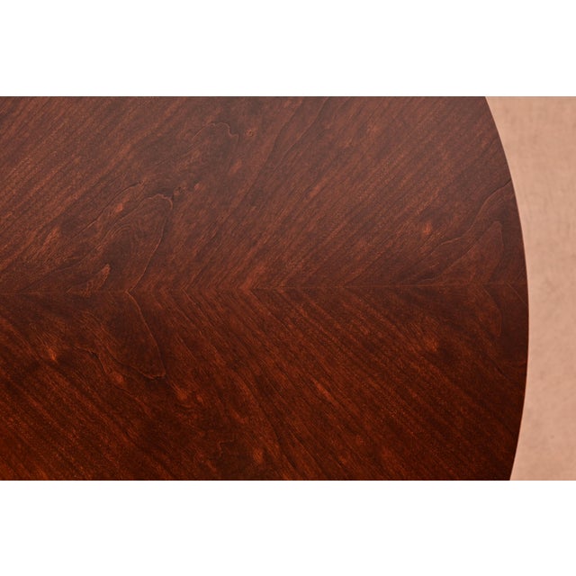 Brown Kindel Furniture French Regency Louis XVI Cherry Wood Dining Table or Breakfast Table, Newly Refinished For Sale - Image 8 of 11